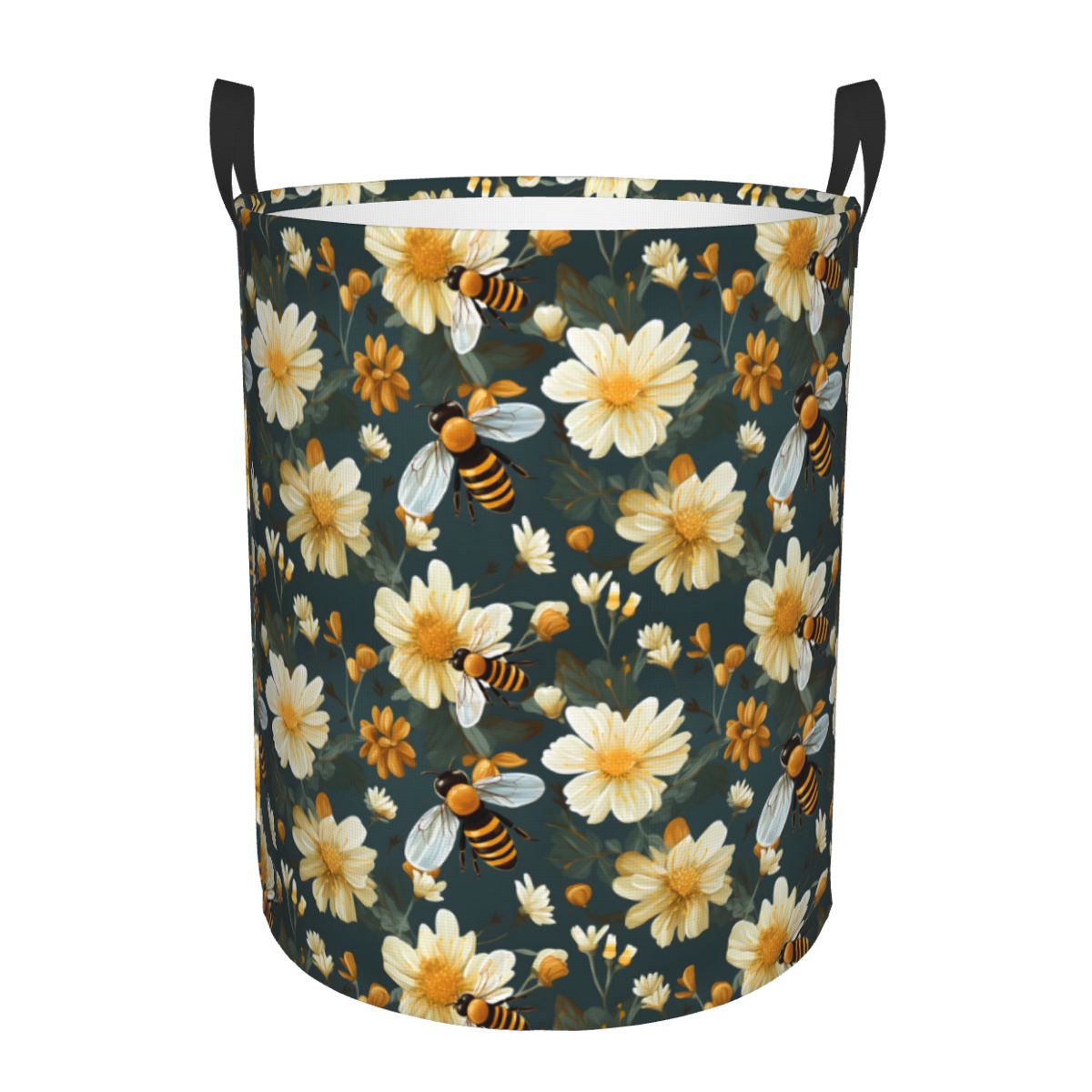 Baby Nursery Hamper - Cesto de lavanderia dobrável com padrão