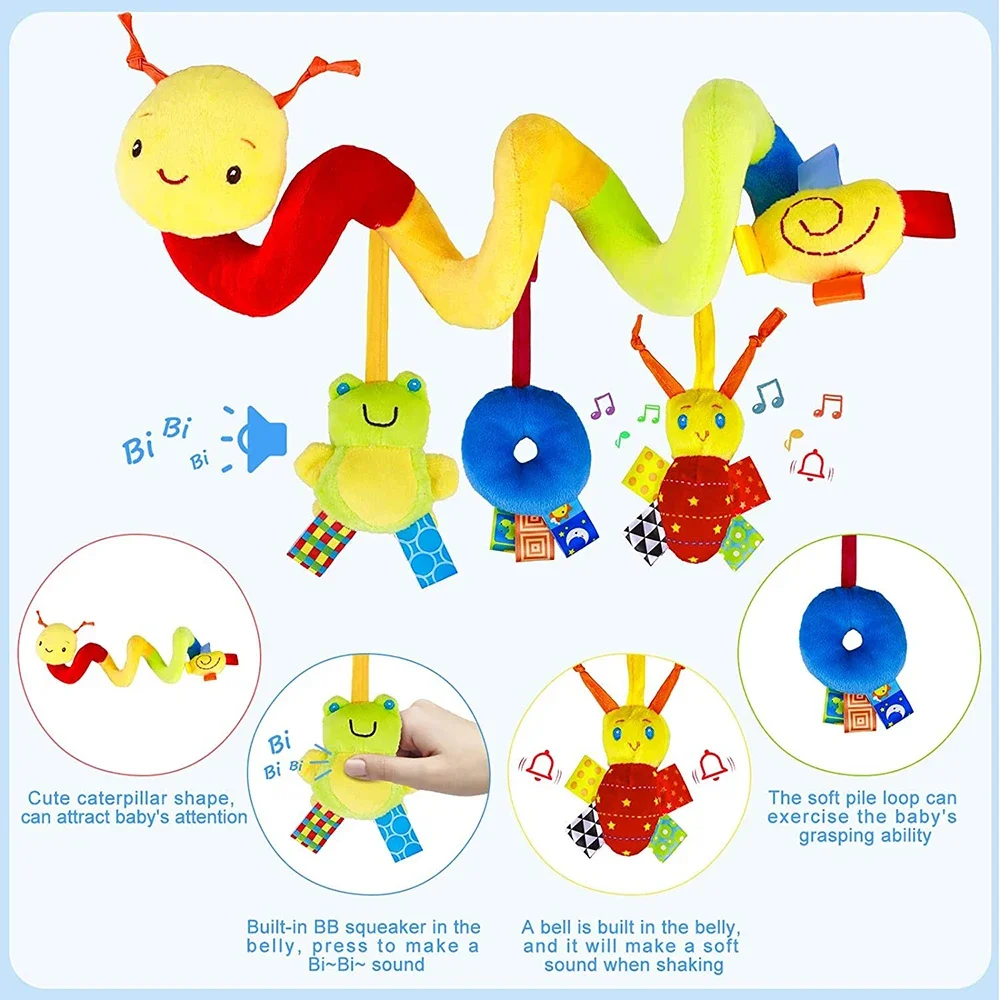 Baby Nursery Hamper - Espiral carrinho de brinquedo brinquedos recém-nascidos