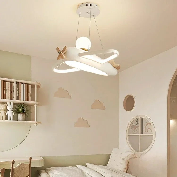 Baby Nursery Chandelier - Lustres em Forma de Avião Azul