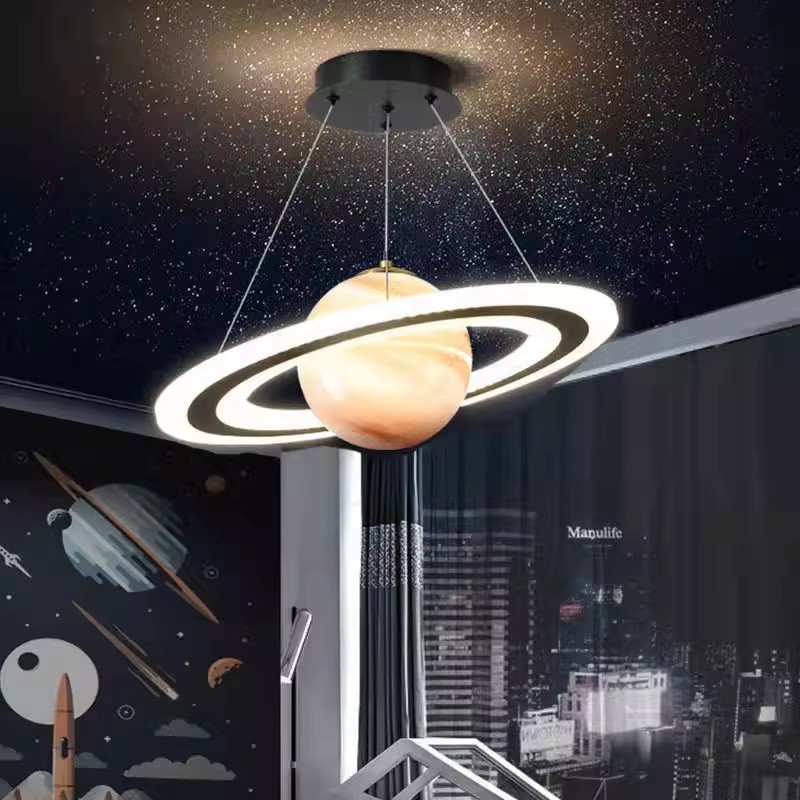 Baby Nursery Chandelier - Planeta luz lustres do quarto das