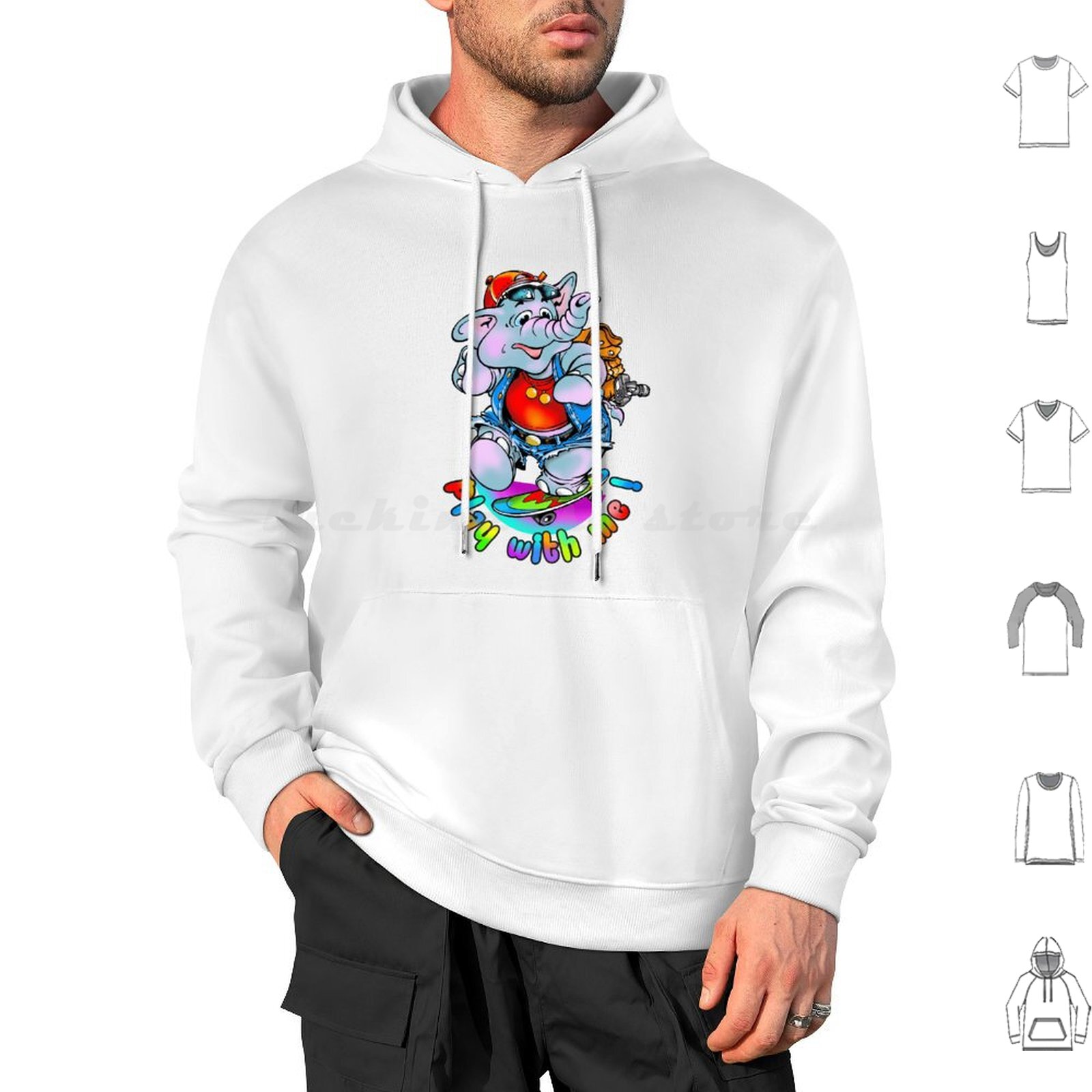 Baby Zoo Nursery - Brinque Comigo! Hoodies de Manga Longa