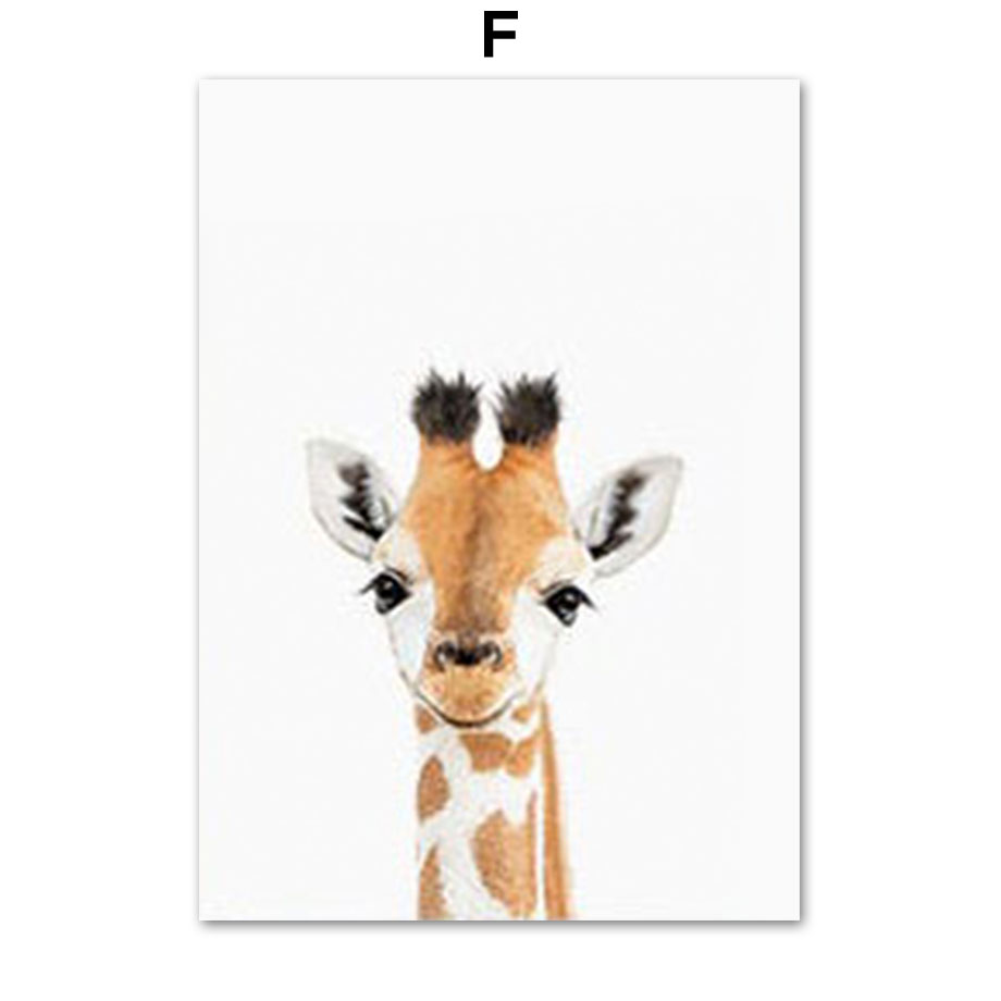 Baby Zoo Nursery - Arte de Parede para Quarto de