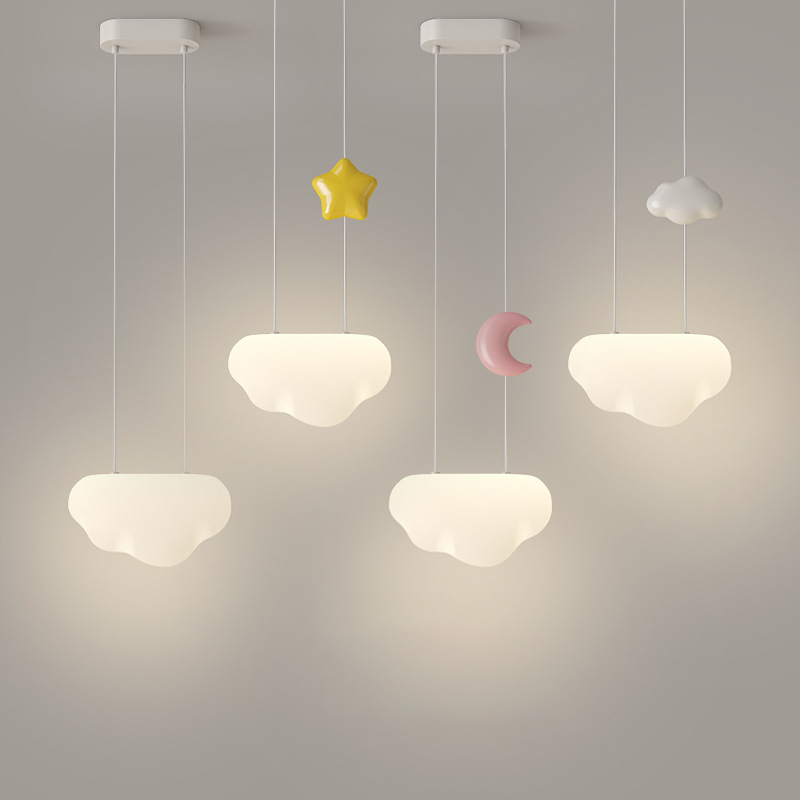 Baby Nursery Chandelier - Lustre de Nuvem Minimalista, Quarto de