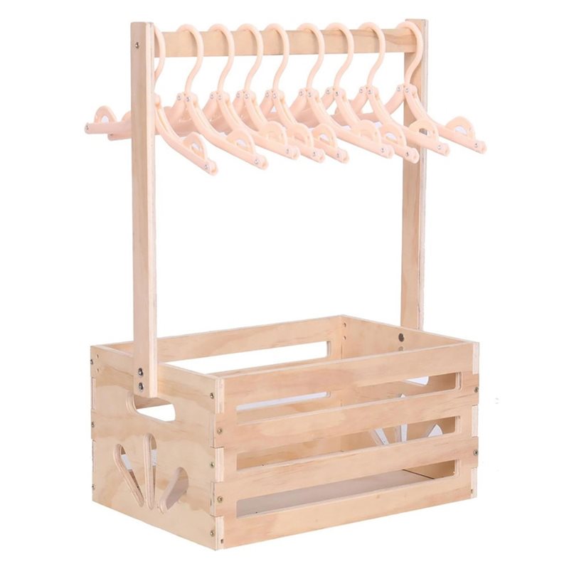 Baby Nursery Hamper - Cesta de Presentes de Madeira para