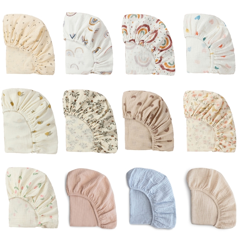 Baby Nursery Hamper - Lençóis ajustados para bebê, berço enfermagem,