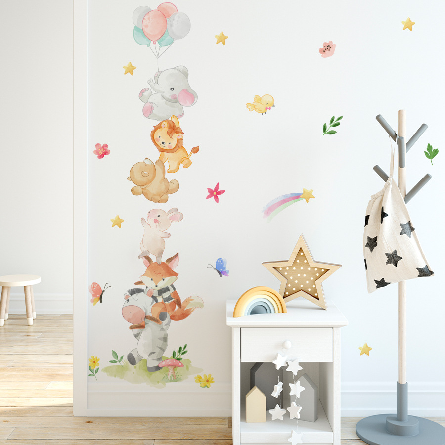 Baby Nursery Vinyl Wall Stickers - Adesivos de Parede de Animais da