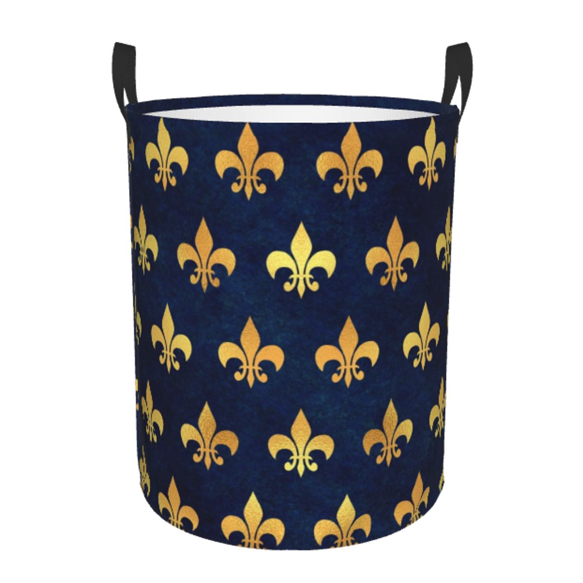 Baby Nursery Hamper - Cesto de lavanderia flor de lis,