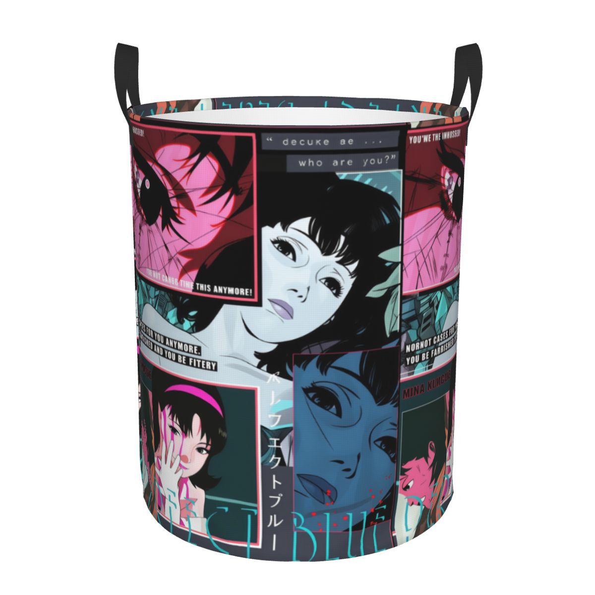 Baby Nursery Hamper - Cesto de Roupa Dobrável P-Perfect Blue,