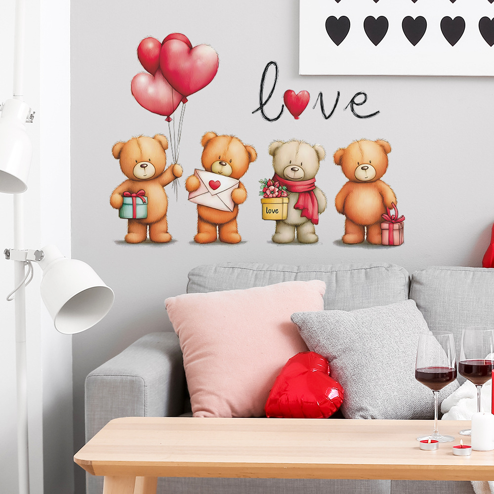 Romântico dos desenhos animado - Baby Nursery Vinyl Wall Stickers avaliação e preço