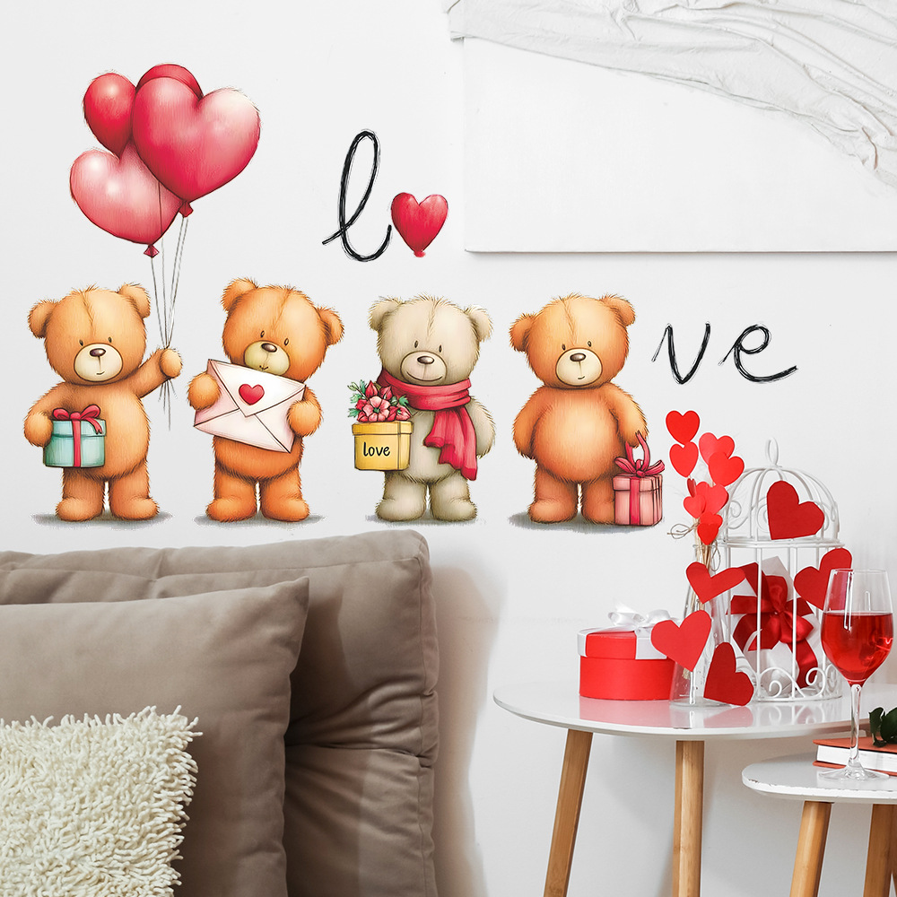 Romântico dos desenhos animado - Baby Nursery Vinyl Wall Stickers avaliação e preço