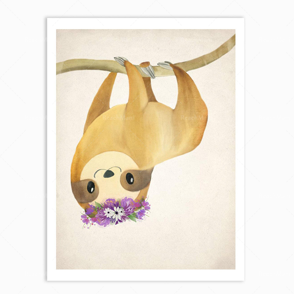 Um conjunto de 2 estampas preg - Baby Nursery Animal Pictures avaliação e preço