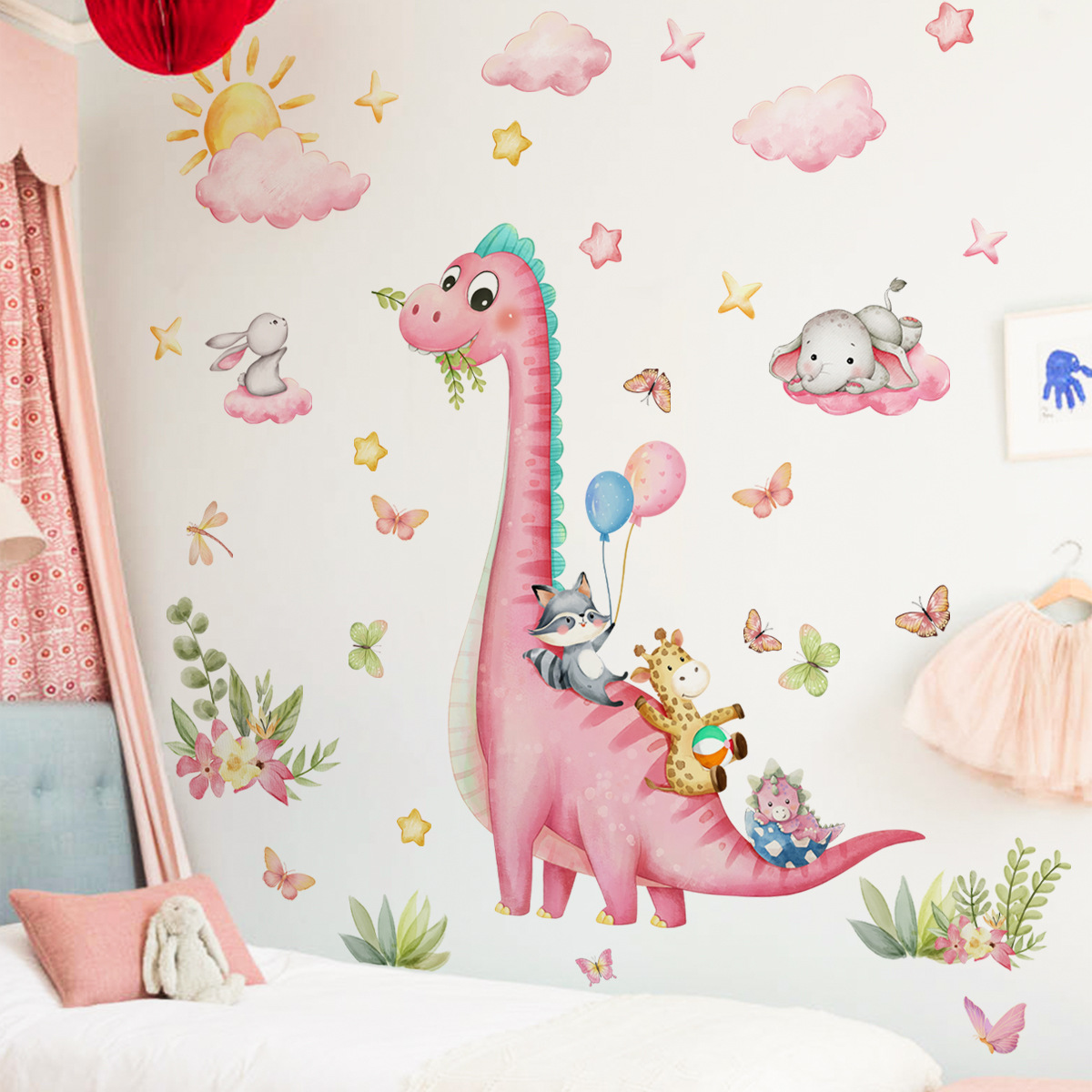 Grande dos desenhos animados r - Baby Nursery Vinyl Wall Stickers avaliação e preço
