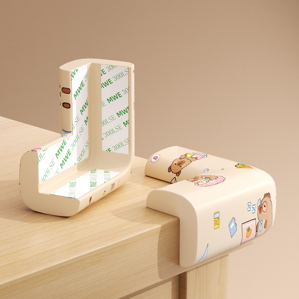 4 pçs padrão dos desenhos anim - Corner Guard Foam avaliação e preço