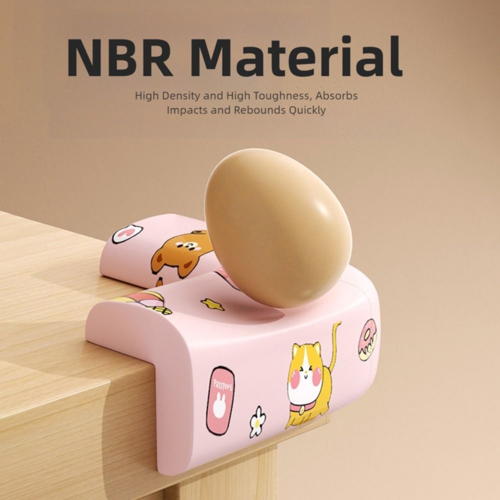 4 pçs padrão dos desenhos anim - Corner Guard Foam avaliação e preço