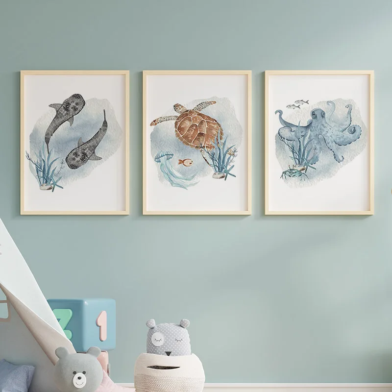 Decoração de quarto das crianç - Baby Nursery Animal Pictures avaliação e preço