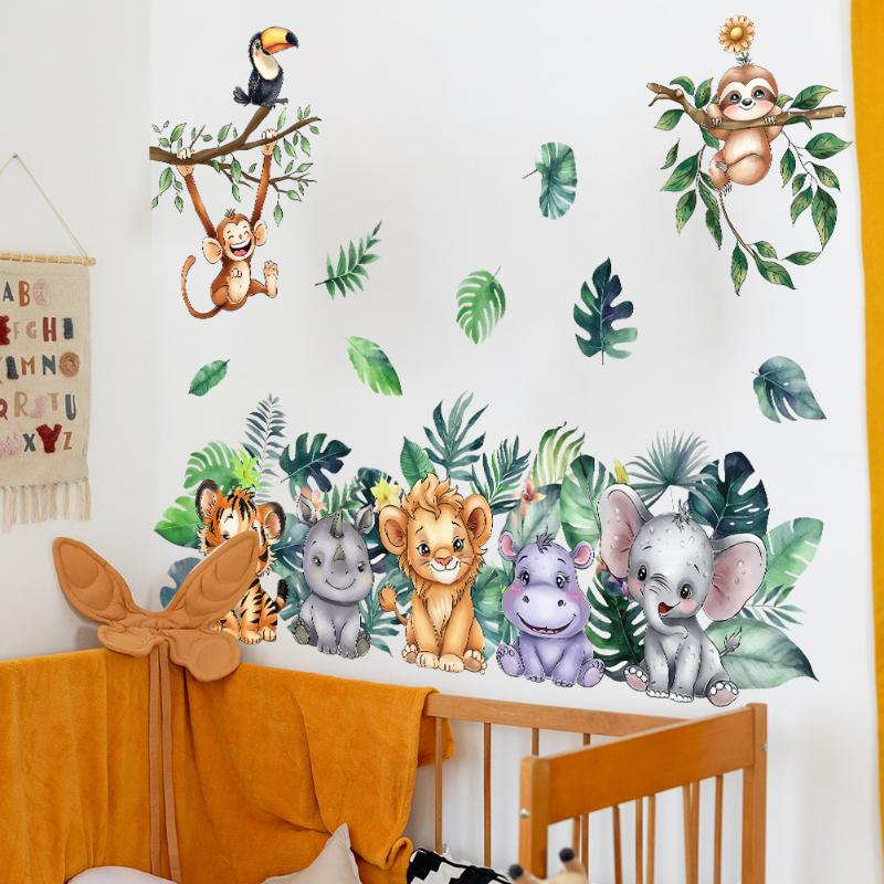 Adesivos de parede de animais  - Baby Nursery Vinyl Wall Stickers avaliação e preço