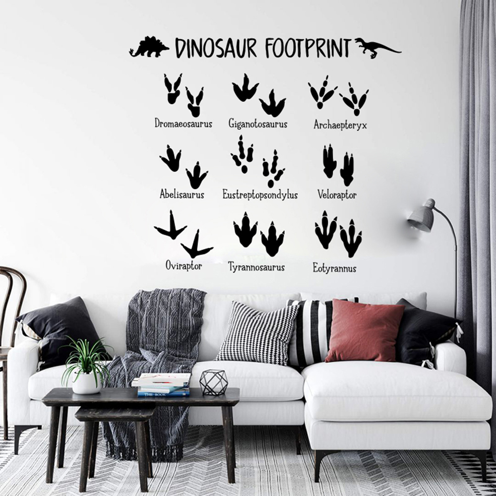Adesivo de parede de pata de p - Baby Nursery Vinyl Wall Stickers avaliação e preço