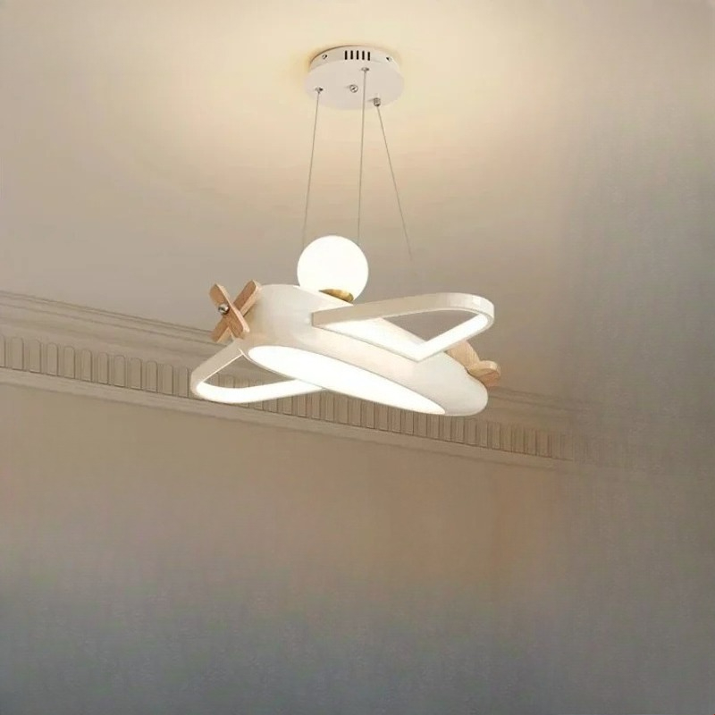 Nordic avião lâmpadas modernas - Baby Nursery Chandelier avaliação e preço