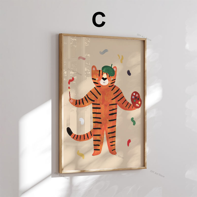 Arte de Parede Divertida com A - Baby Nursery Animal Pictures avaliação e preço