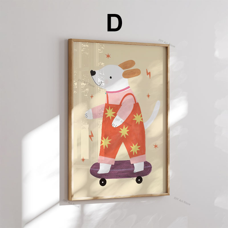 Arte de Parede Divertida com A - Baby Nursery Animal Pictures avaliação e preço