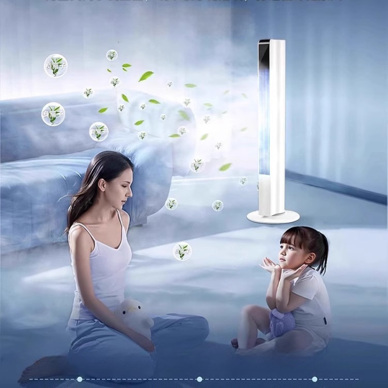 Novo ventilador refrigerador d - Baby Nursery Air Purifier avaliação e preço