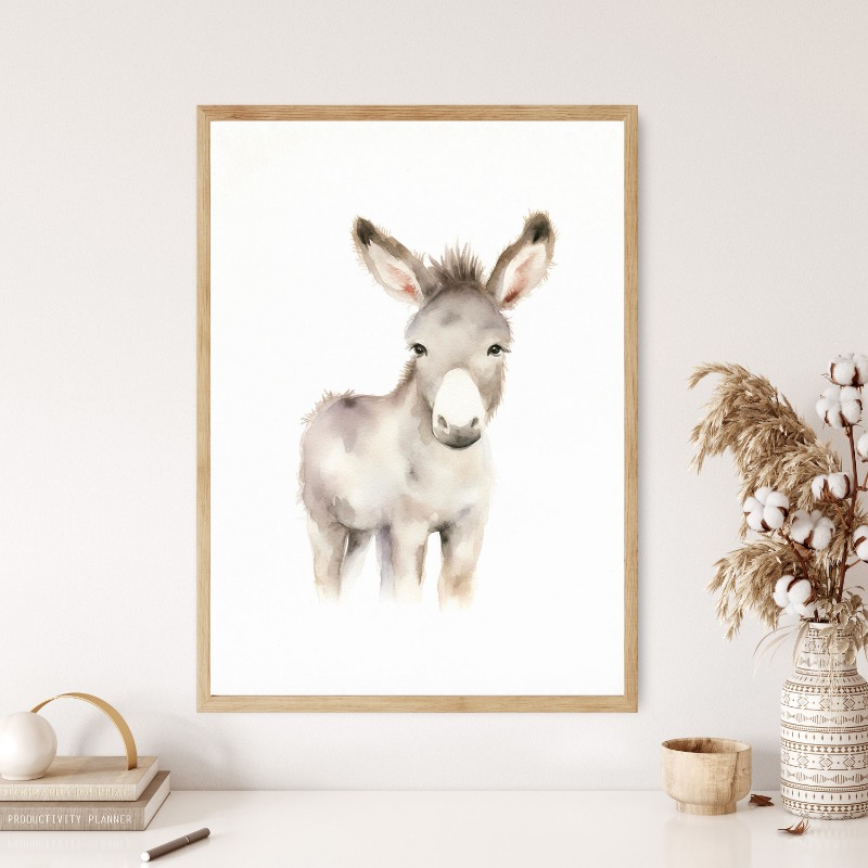 Aquarela Farm Animais Cartazes - Baby Nursery Animal Pictures avaliação e preço