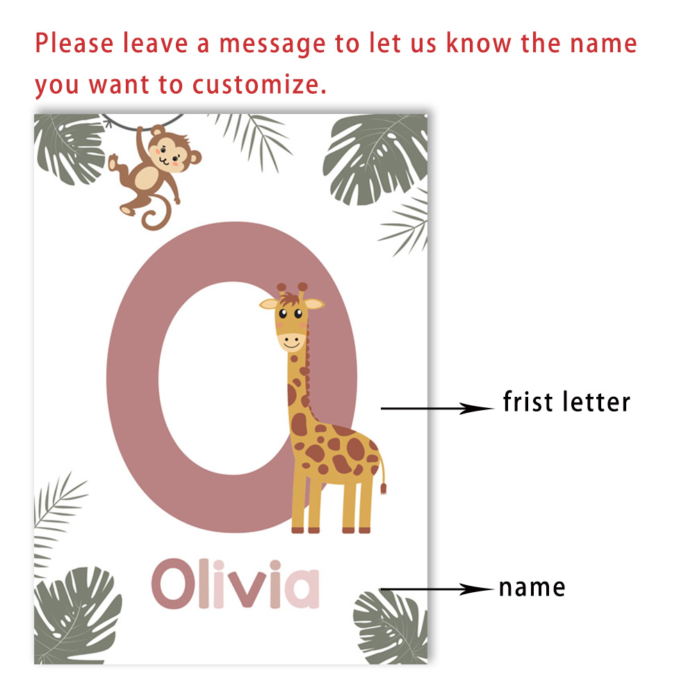 Pôsteres de animais da selva n - Baby Nursery Animal Pictures avaliação e preço