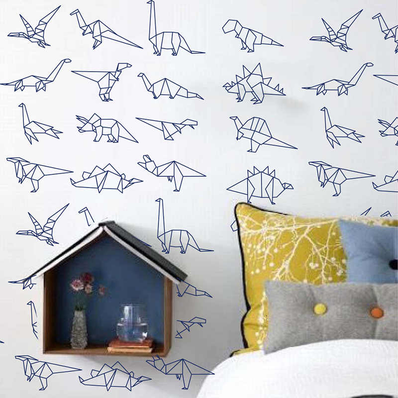 Cute Origami Dinossauros Anima - Baby Zoo Nursery avaliação e preço