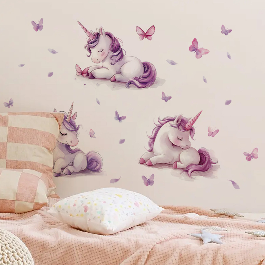 Adesivo de parede de unicórnio - Baby Nursery Vinyl Wall Stickers avaliação e preço