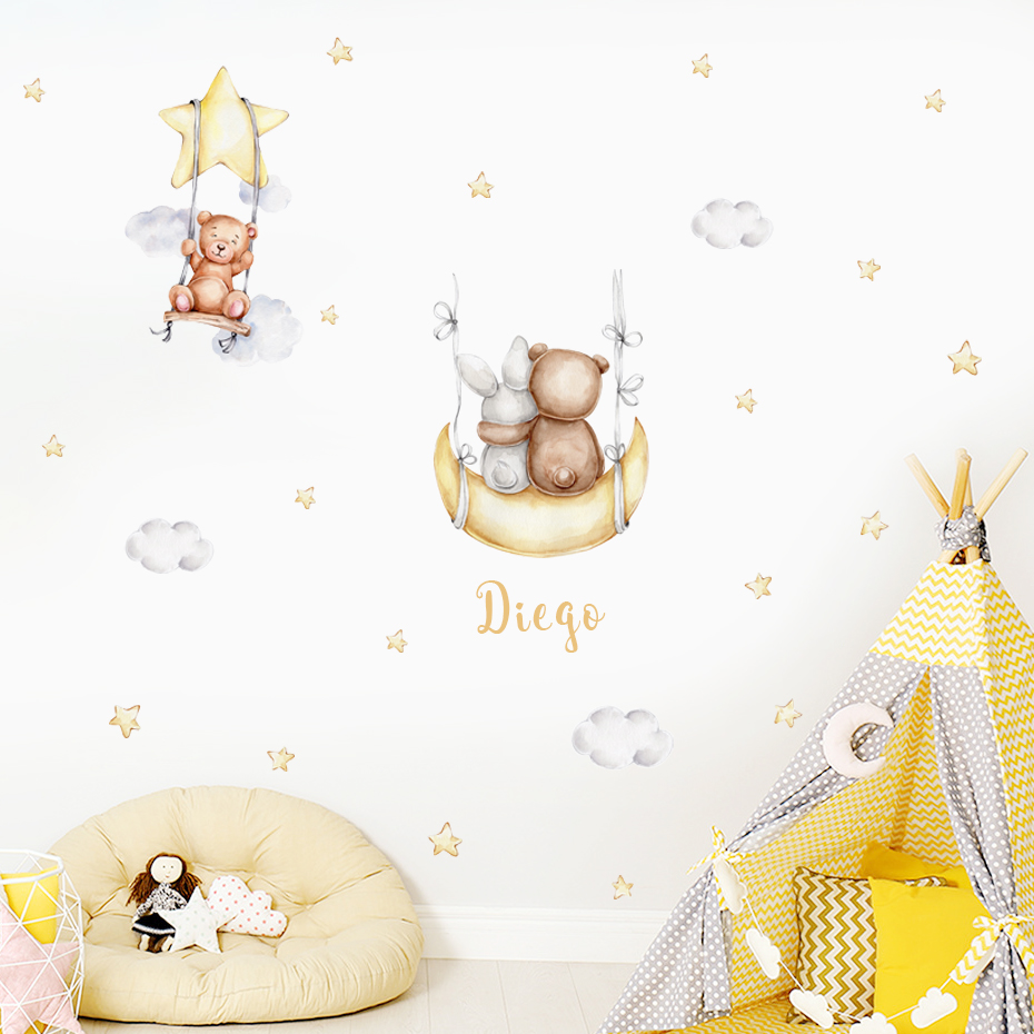 Adesivos de Parede Removíveis  - Baby Nursery Vinyl Wall Stickers avaliação e preço