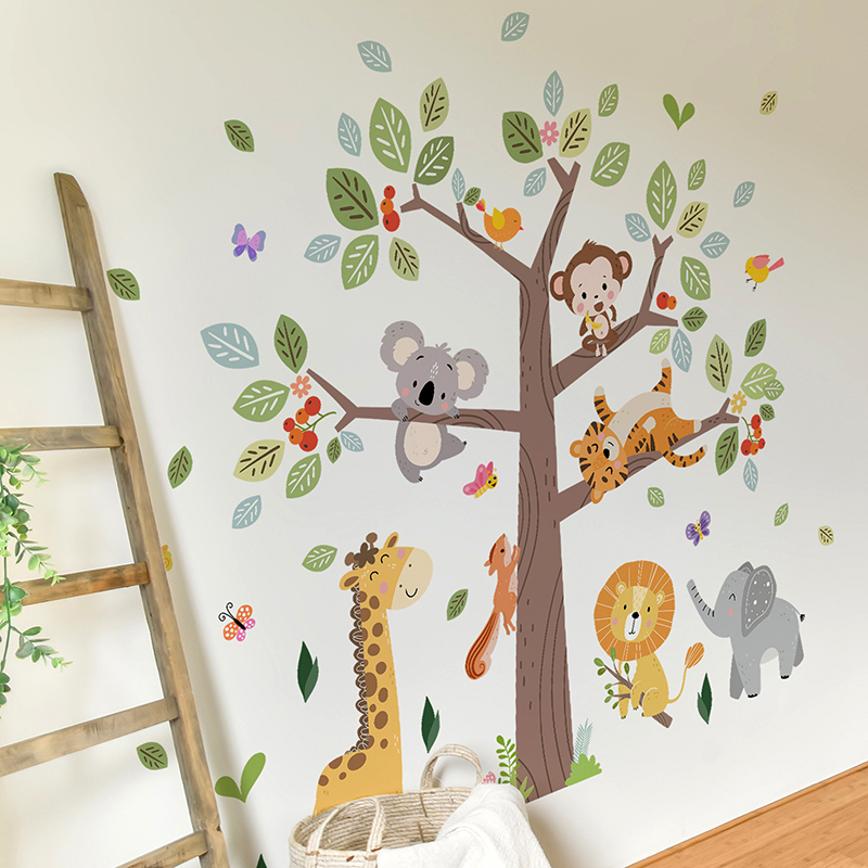 Grande adesivo de parede de an - Baby Zoo Nursery avaliação e preço