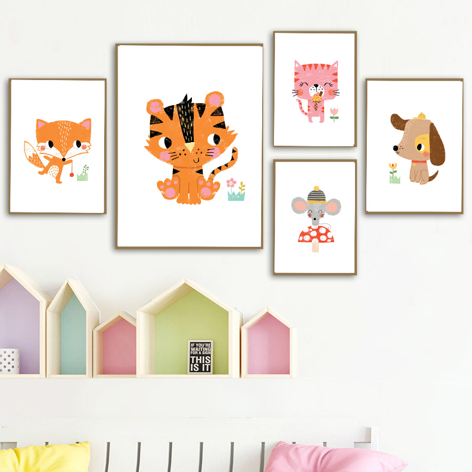 Arte de Parede para Quarto de  - Baby Zoo Nursery avaliação e preço