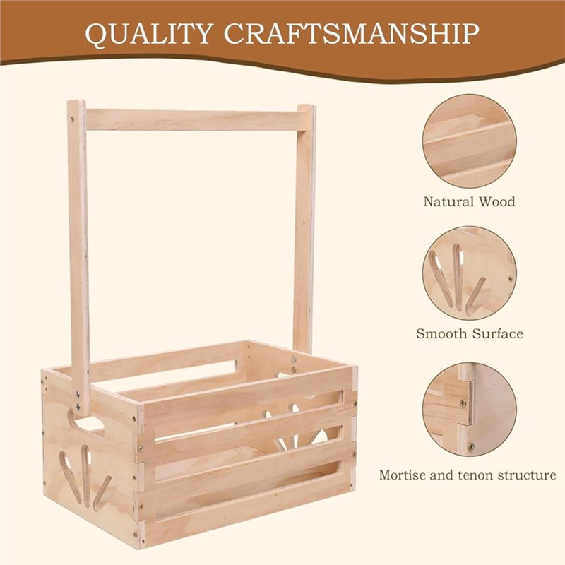 Cesta de Presentes de Madeira  - Baby Nursery Hamper avaliação e preço