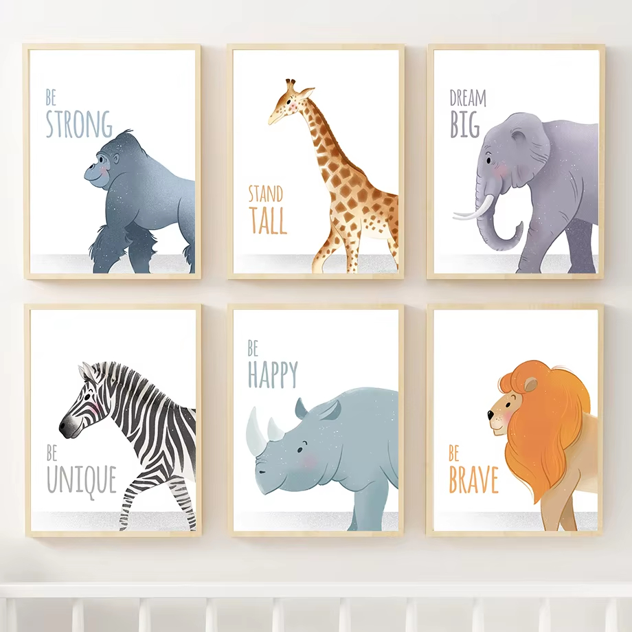 Citações inspiradoras berçário - Baby Nursery Animal Pictures avaliação e preço