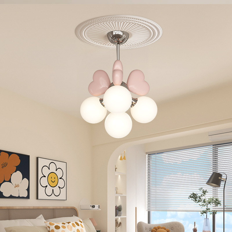 Luminária de Teto LED E27 em F - Baby Nursery Chandelier avaliação e preço